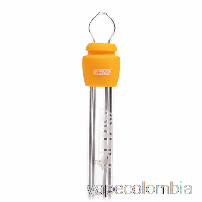 Vape Desechable Grav Glass Blunt Con Silicona Amarillo Mostaza